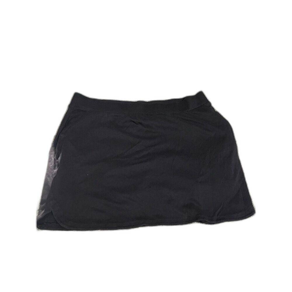 Croft & Barrow Black Mini Skirt With Pockets XXL